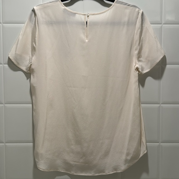 NWT J Crew Silk Ivory Blouse - Picture 4 of 4